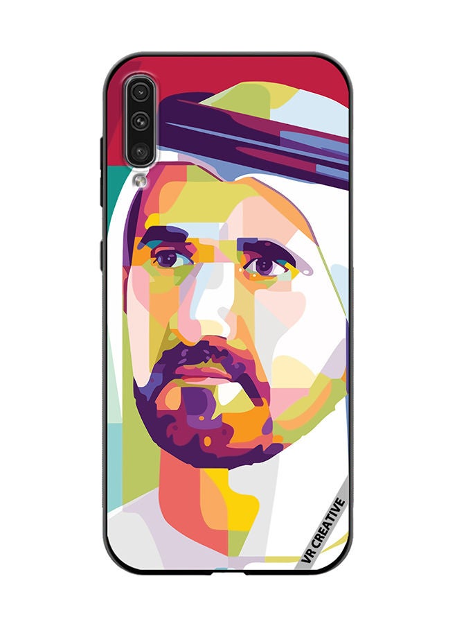 VR CREATIVE Protective Case Cover For Samsung Galaxy A70/A70s Sheikh Mohammed Bin Rashid Al Maktoum Design Multicolour - Image 1