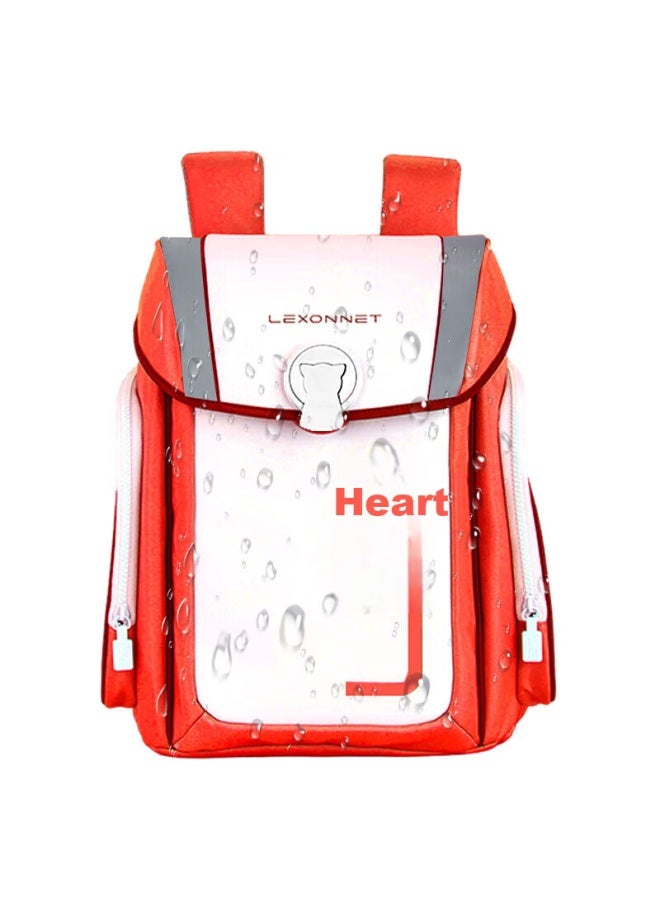 Lexon Schoolbag For Primary School Girls With Spine Protection, Children's Backpack For Grades 1-3 Boys, Lightweight Reflective Double Shoulder Bag - Image 5