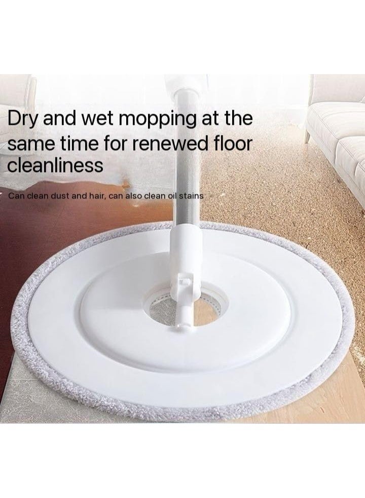 KITCHENOO Single Bucket Spin Mop - Easy Floor Cleaning System | Stainless Steel Handle | Multi-Surface Mop for Wet & Dry Use in Home | Kitchen | Bathroom & Living Room (Multi-Color) (1 Piece) - Image 2