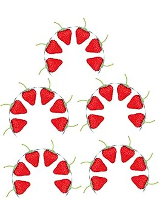30 Pcs Realistic Artificial Strawberries Plastic Fruit Decor For Home Kitchen Party - Image 1
