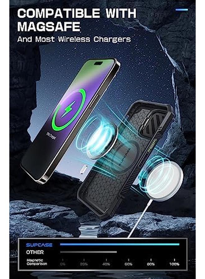 SupCase Ub Mag Xt For Iphone 14 Pro Max Iphone 13 Pro Max Case With Camera Cover Compatible With Magsafe Full Body Rugged Case With Built In Kickstand And Belt Clip Guldan  - Image 5