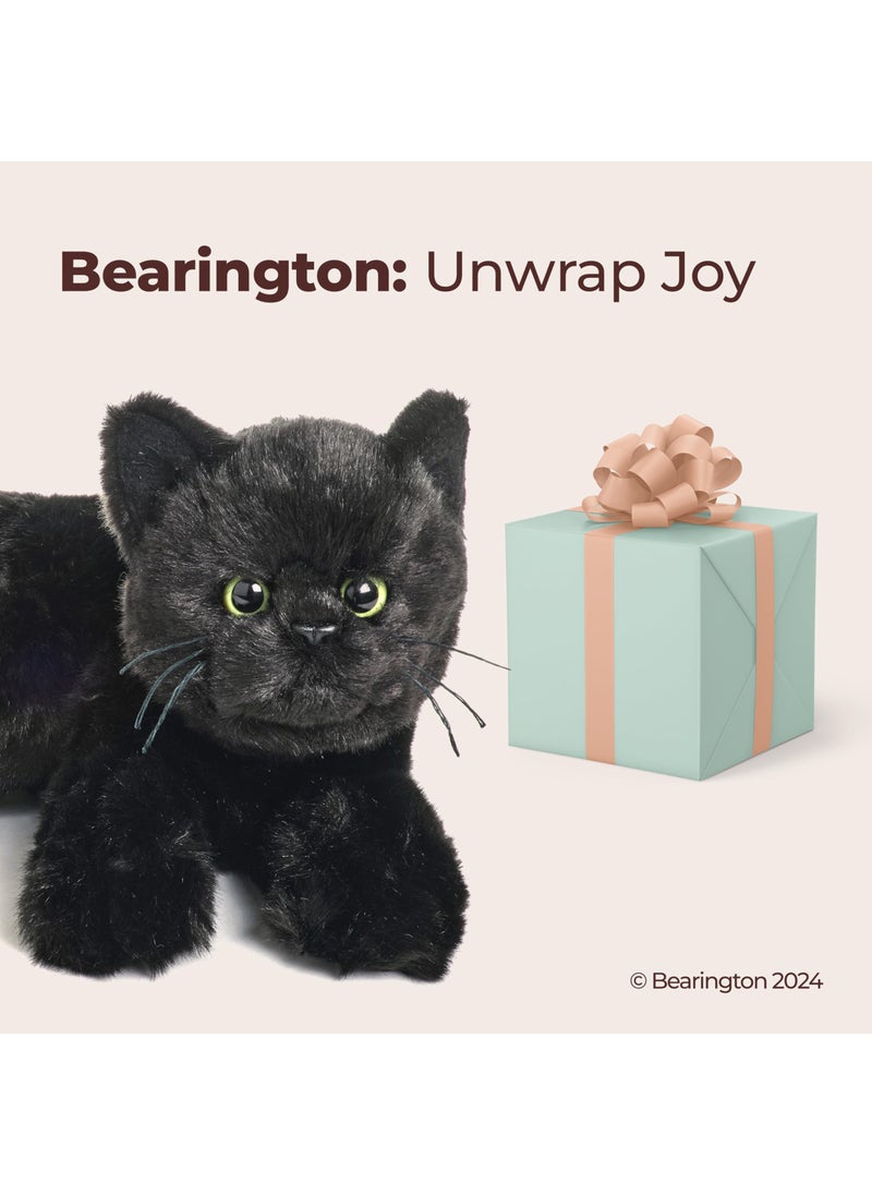 Bearington Collection Bearington Collection Jinx Cat 15 In Stuffed Animals Black Cat Plush Toy - Stuffed Cats That Look Real - Plushies for Kids  - Image 5