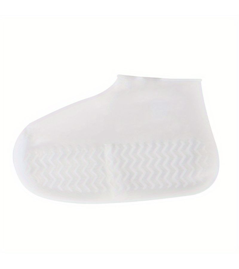 Gray L Rain Boot Overshoes Reusable Non Slip Set Outdoor Shoe Covers - Image 5