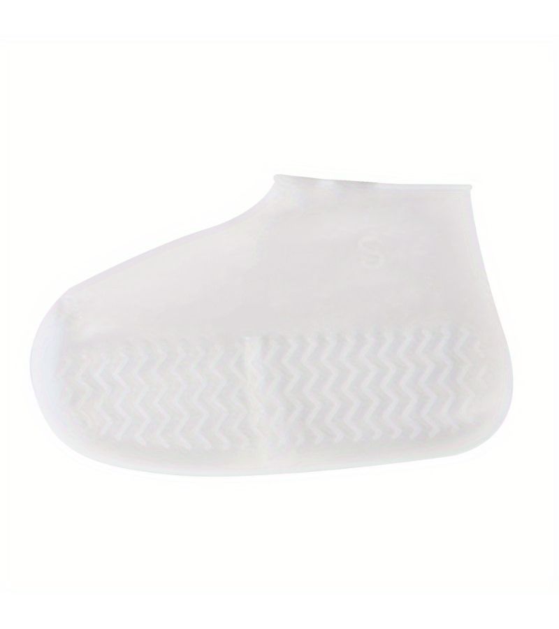 Gray L Rain Boot Overshoes Reusable Non Slip Set Outdoor Shoe Covers - Image 4