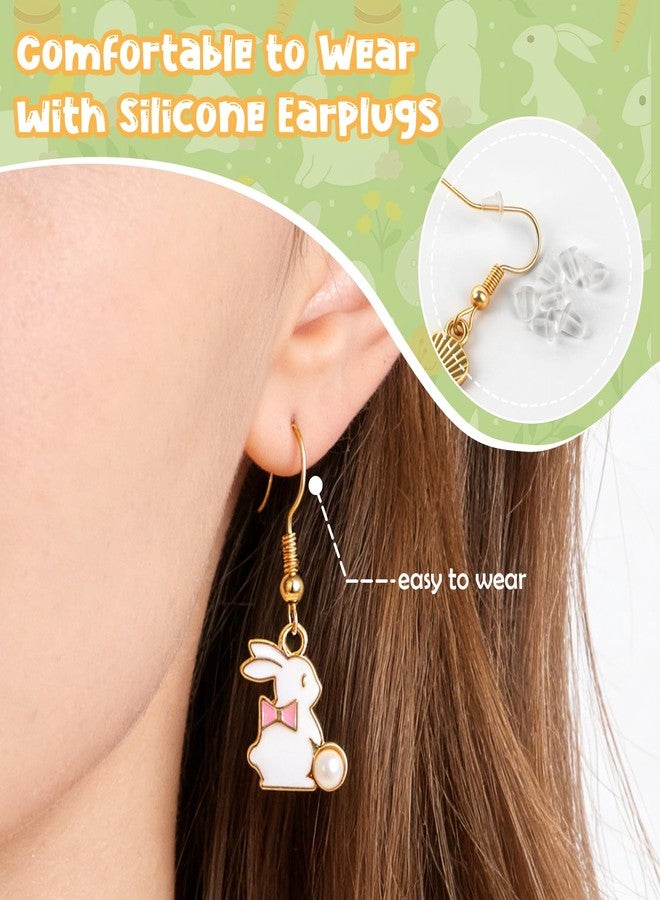 ONEHAUS 9 Pairs Easter Earrings for Women, Cute Bunny Eggs Rabbit Drop Dangle Earrings Easter Gifts Basket Stuffers, Jewelry Gift Ideas for Adults Teens - Image 4