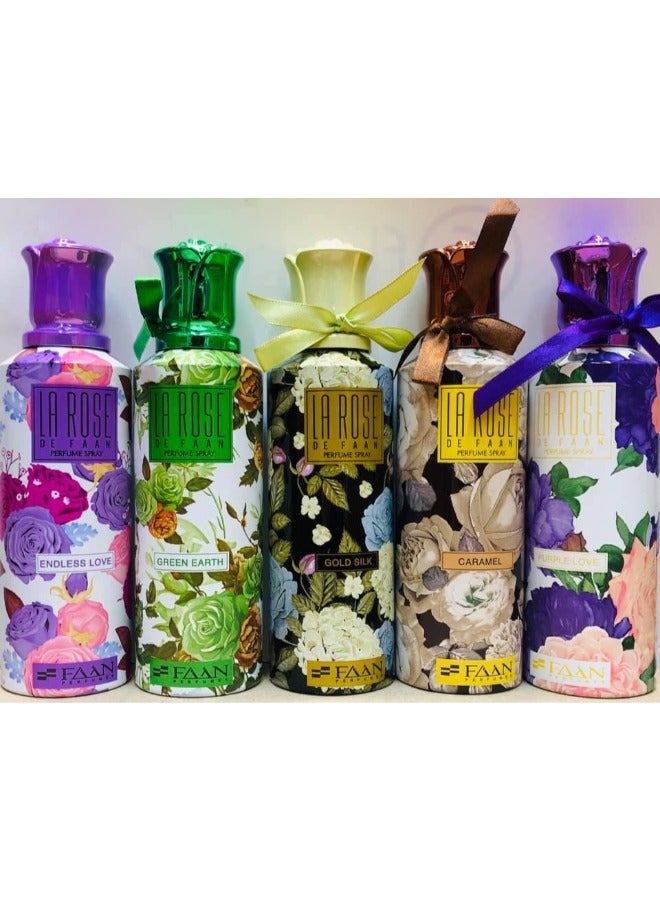 La Rose body spray 5 pieces 250 ml