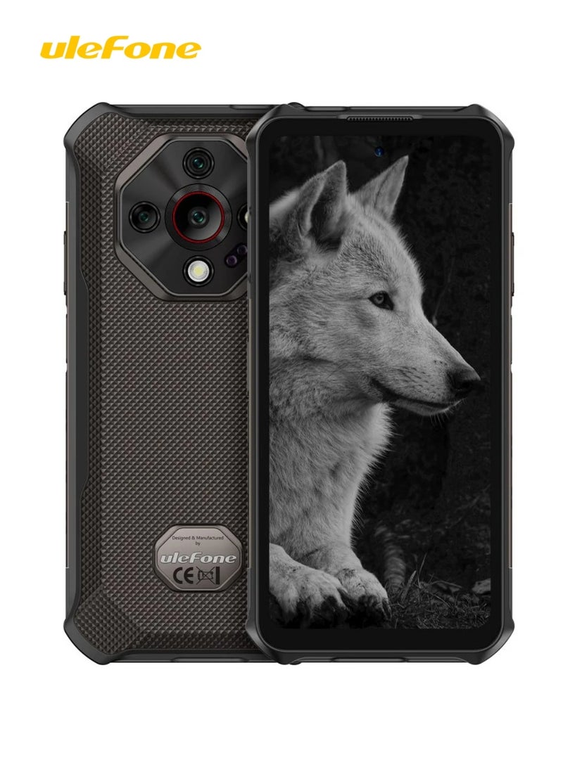 أوليفون Ulefone Armor X16 Pro 5G Rugged Smartphone, 8GB RAM + 256GB ROM, MediaTek Dimensity 6300, 6.56" 120Hz HD+ Display, 64MP + 25MP Night Vision Camera, 10360mAh Battery, Android 15, IP68/IP69K, NFC - Image 1