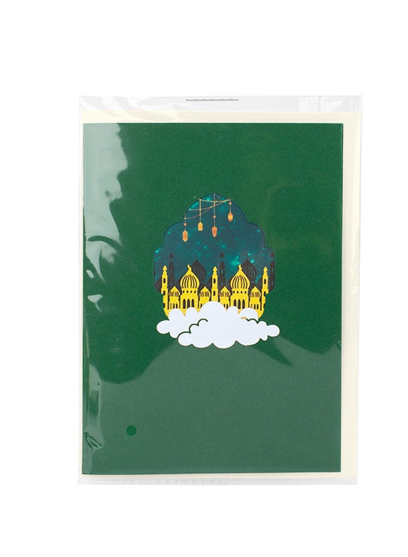 Al Aoyama Ramadan Card Islamic New Year Muharram Eid 3D Mosque Greeting Cards for Moslem Festival - Image 5
