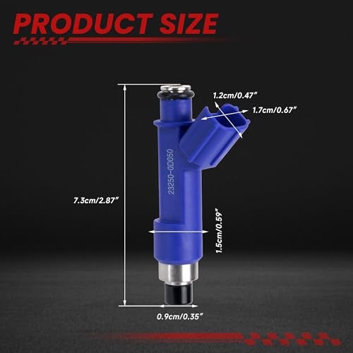 TSSLIIN Fuel Injectors Fit For-TOYOTA Corolla 1.8L 2005 2006 2007 2008, Yaris 1.5L 2006-2018, For-Pontiac Vibe 1.8L 2005-2008, OE Replacement 23250-0D050 23209-0D050, High Performance Inyectores 4PCS - Image 3