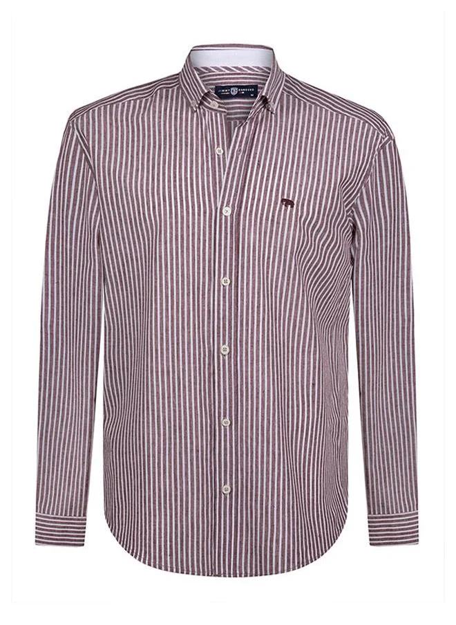 جيمي ساندرز Linen Blend Cotton Shirt
