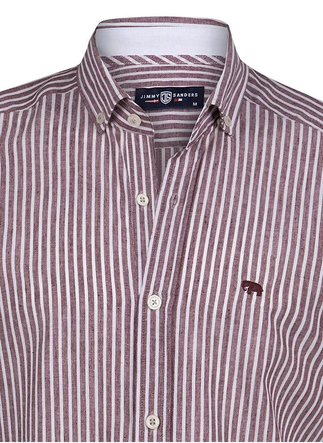 جيمي ساندرز Linen Blend Cotton Shirt