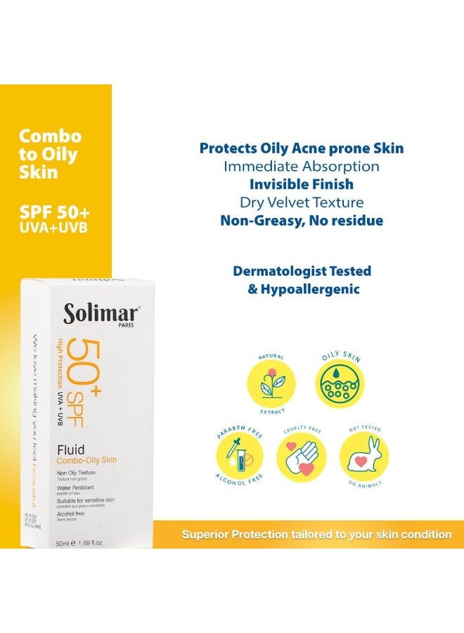SOLIMAR PARIS SUN BLOCK SPF 50+ FLUID 50 ML - Image 3