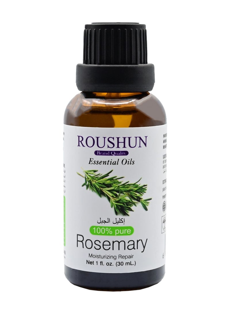 ROUSHUN Pure Rosemary Essential Oil Clear 30ml - Image 1