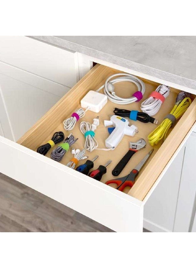 Wrap-It Storage 20-Piece UV-Resistant Waterproof Self-Gripping Nylon Cable Ties Black 1.27 x 11.43 x 26.04 cm 420-48BL - Image 5