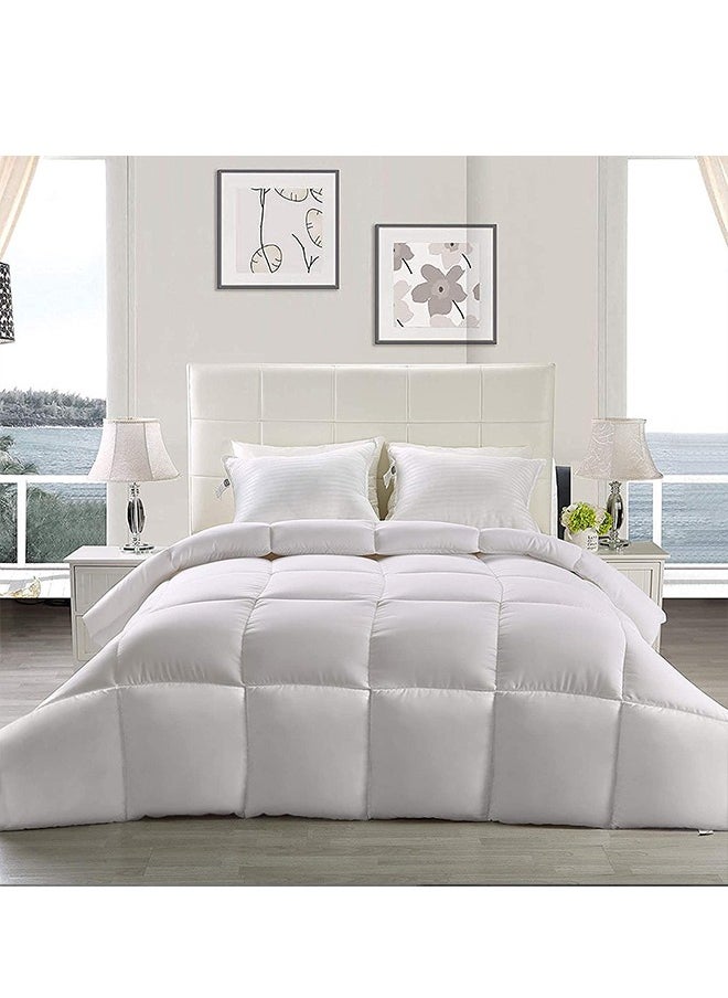 Arabest - Duvet,Luxury King Size Duvet 220x240cm - Hotel Collection Comforter with 8 Anchor Loops, 250GSM Microfiber Filling & Breathtaking Velvet Cover | All Season Temperature Balancing Quilt - Image 1