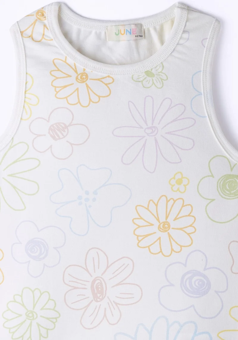 جون Girls' Suspender Sporty Set