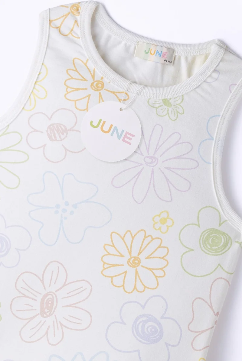 جون Girls' Suspender Sporty Set