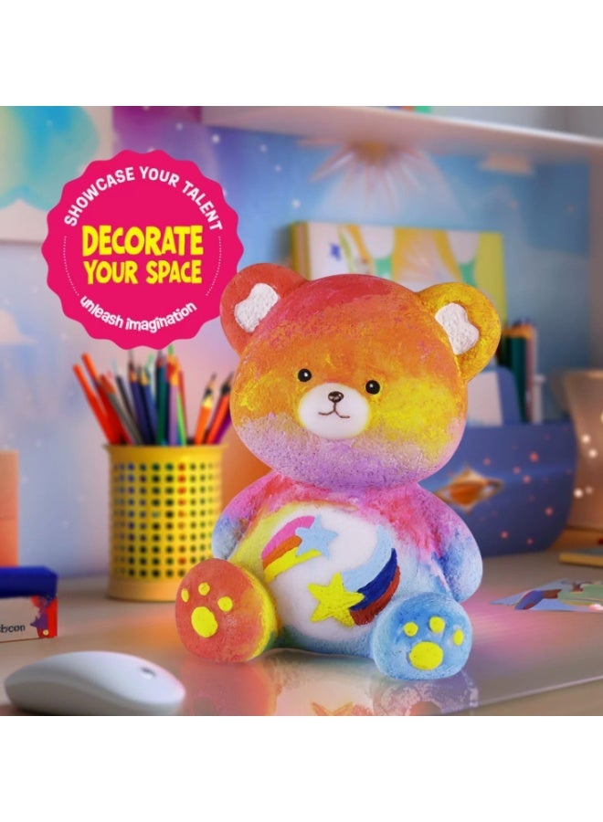Paint Your Own Bear Lamp Kit, Arts and Crafts for Kids  DIY Painting kit for Kids Night Light, Toys Girls Boy Birthday Gift Ages 3 4 5 6 7 8 9 10 11 12+ - Image 5