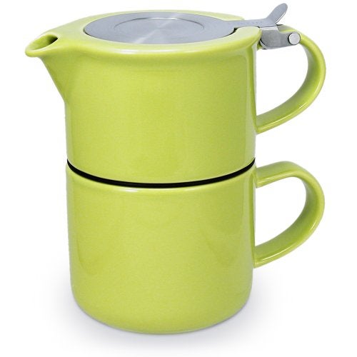 FORLIFE Tea for One with Infuser 14 ounces, Lime - Image 2
