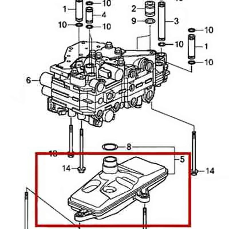 VISVIC Transmission Filter Kit with Cooler for Honda Civic, Fit, and HR-V (2014-2019) - Image 2
