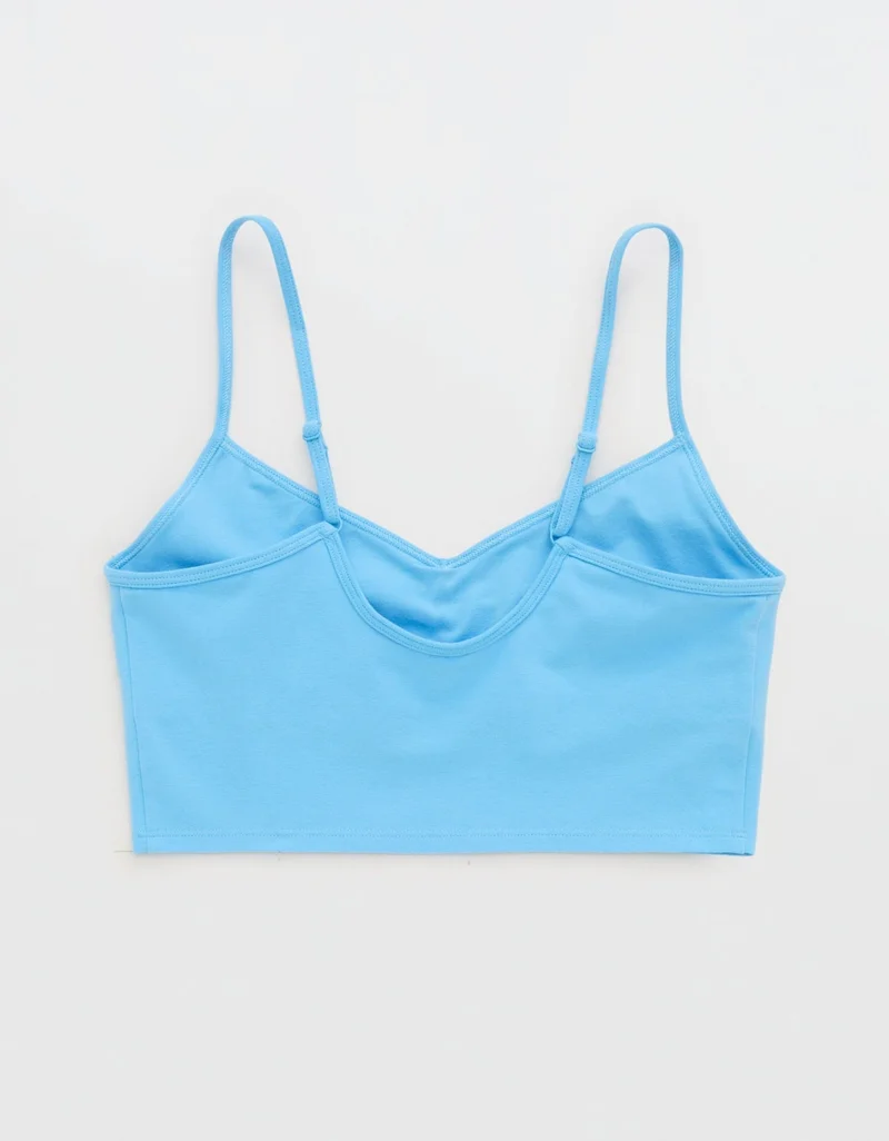 Aerie  Superchill Cotton Ruched Bra Top for Women | Best Price UAE