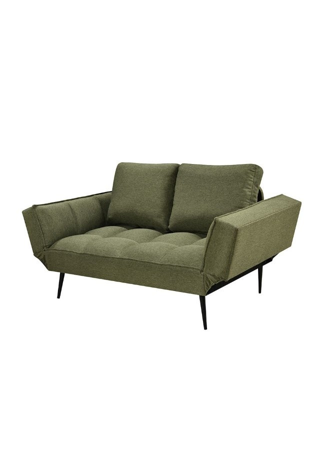 DANUBE HOME Albert Fabric Sofa Bed Convertible Sleeping Sofabed Comfortable Living Room Furniture - Green  - Image 1