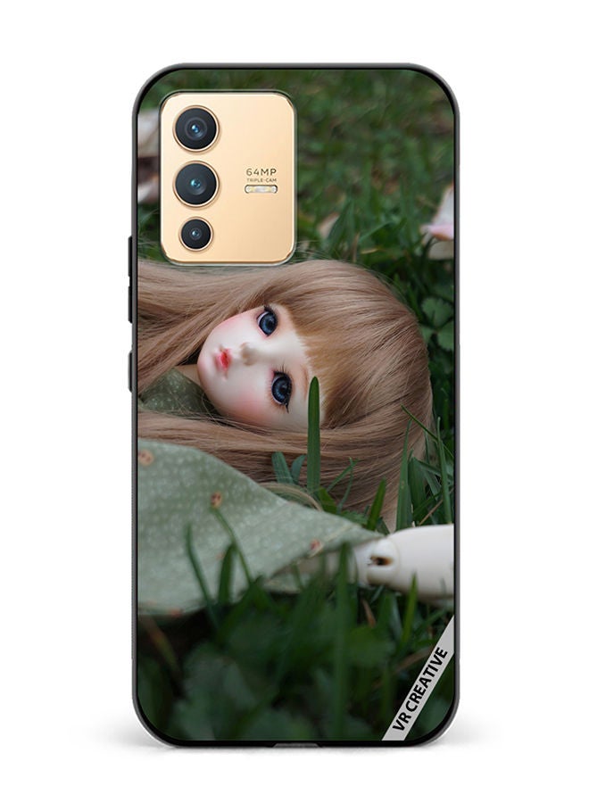 VR CREATIVE Protective Case Cover For Vivo V23 5G Sleeping Barbie Design Multicolour - Image 1