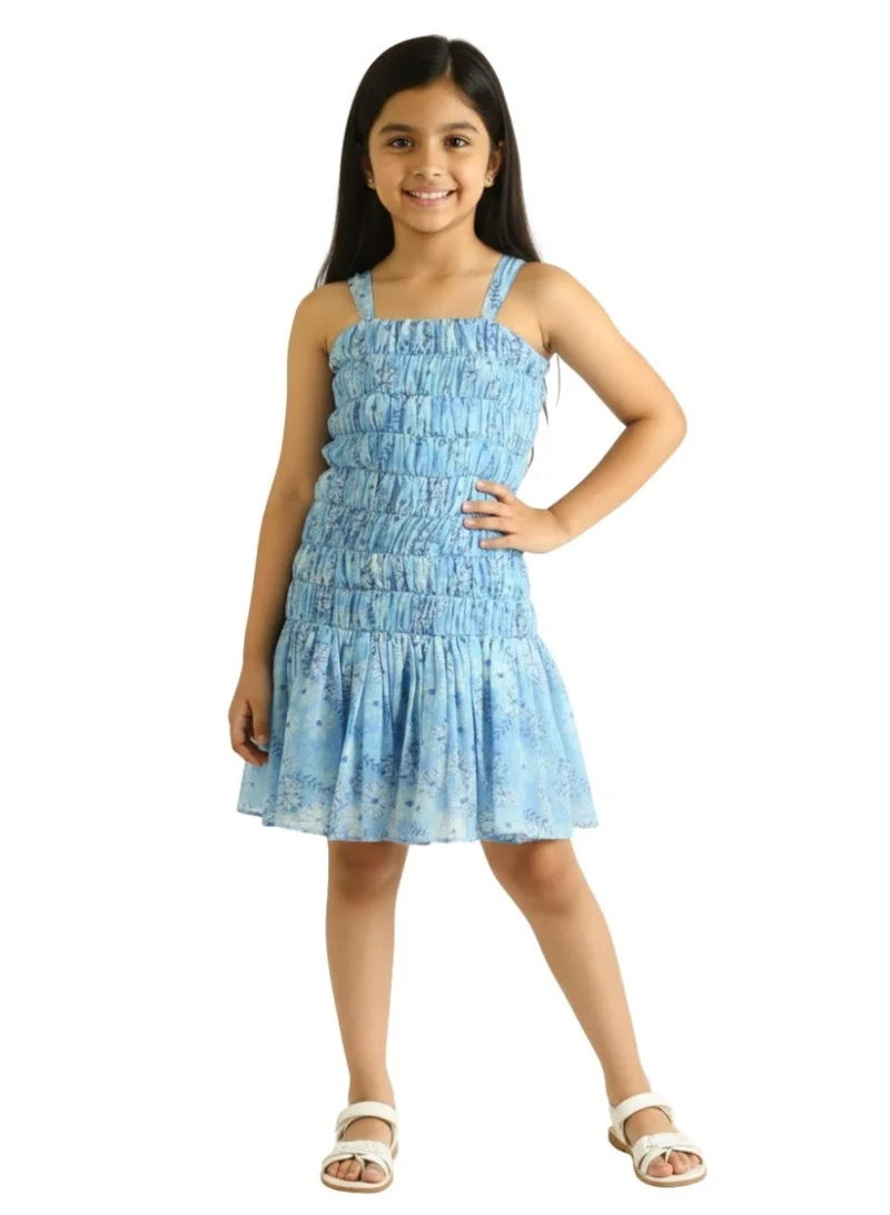 Luxe & Hardy Girls Blueberry Bliss Dress