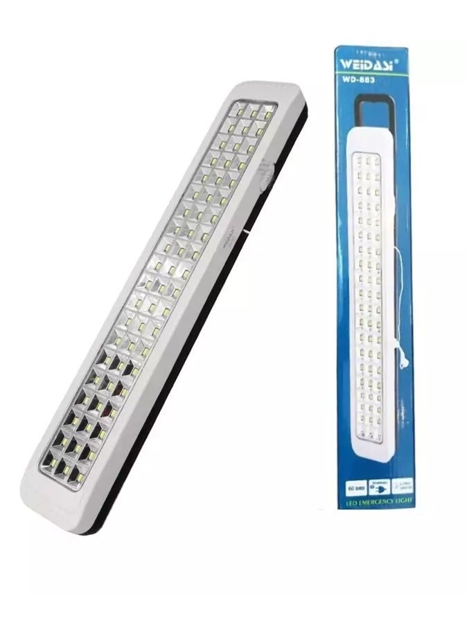 WEIDASI WD-883 60-LED Rechargeable Emergency Light - Image 1
