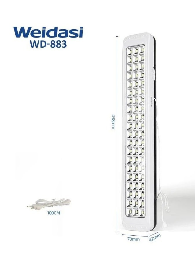 WEIDASI WD-883 60-LED Rechargeable Emergency Light - Image 2