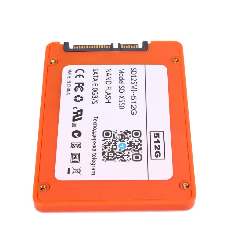 2.5 Inch SSD: Up To 550MB/S Read Speed Fast Boot-Up SATA III Solid State Drive - High Speed Internal Hard Drive With 3D NAND Flash For PC Laptop Desktop Gaming Upgrade - Image 2