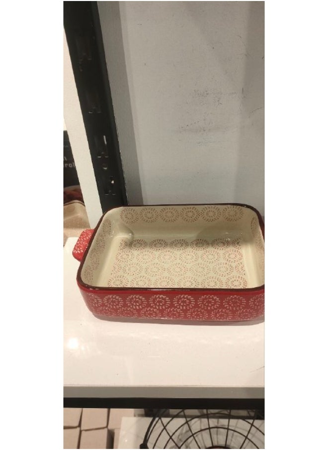 Generic 20cm rectangular porcelain casserole  - Image 3