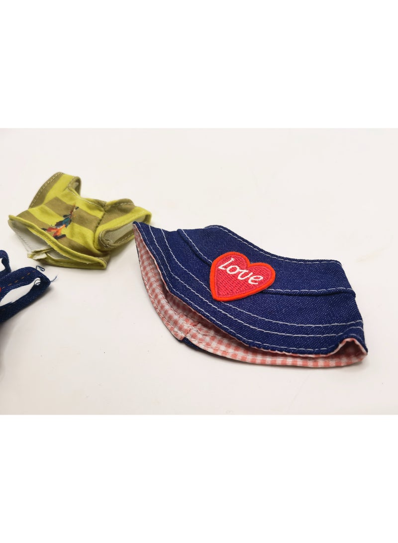 linkship Labubu Doll Clothes, Interchangeable Outfit Set for 17cm Hanging Plush, Stylish & Durable Apparel for 1st/2nd/3rd Gen Collection - Image 5