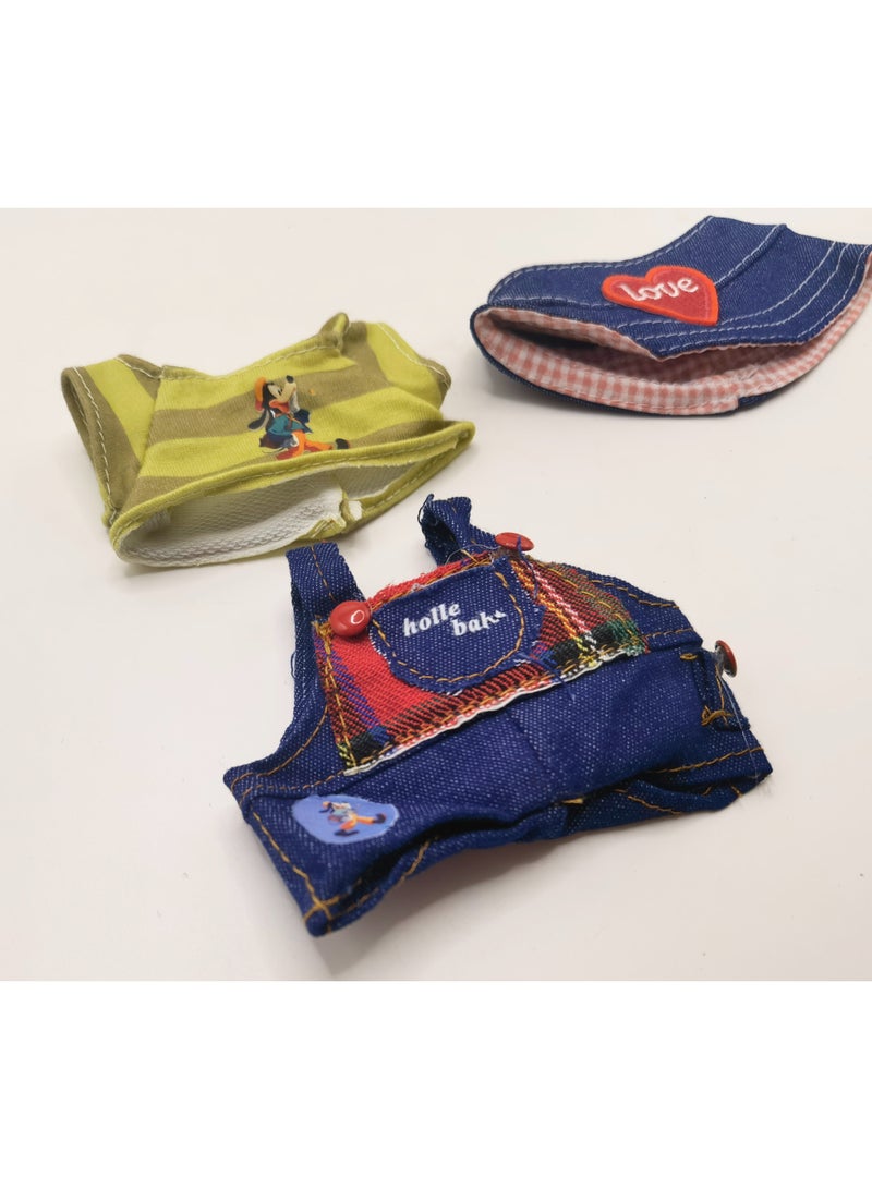 linkship Labubu Doll Clothes, Interchangeable Outfit Set for 17cm Hanging Plush, Stylish & Durable Apparel for 1st/2nd/3rd Gen Collection - Image 4