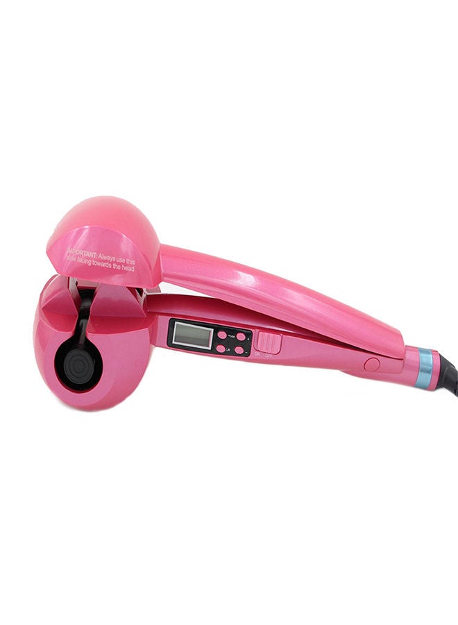 NIBEMINENT LCD Digital Automatic Hair Curler Pink 27 x 9.5 8cm - Image 1