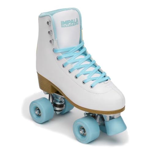 Impala Rollerskates Girl's Impala Quad Skate (Big Kid/Adult) White Ice 8 (US Men's 6, Women's 8) M - Image 1