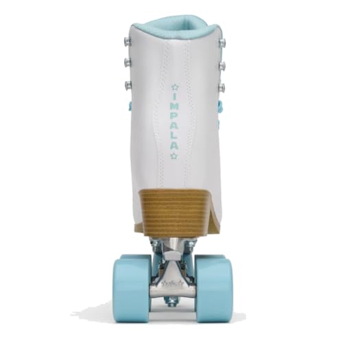 Impala Rollerskates Girl's Impala Quad Skate (Big Kid/Adult) White Ice 8 (US Men's 6, Women's 8) M - Image 4