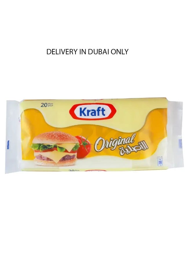 Kraft 20pcs Cheese Slice Original Taste- 400gms (Delivery In Dubai Only)  - Image 1