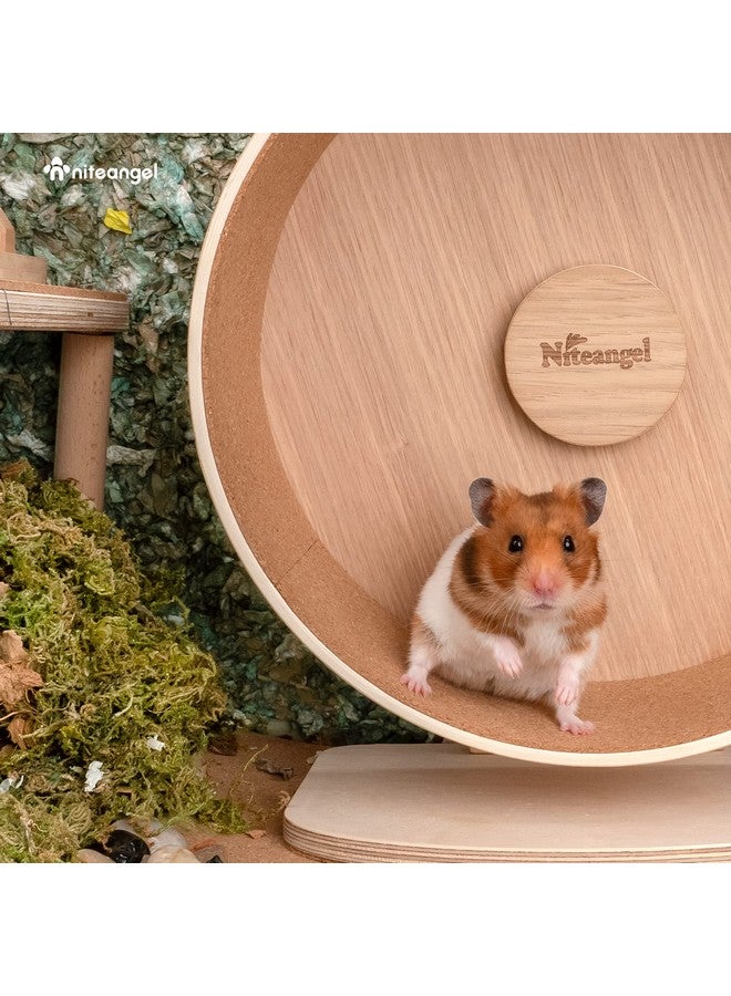 Niteangel Replacement Cork Running Track - Fits for Wooden Hamster Wheel Series | Acrylic Hamster Exercise Wheel w/Cork Track | Dark Cloud Hamster Wheel Series (Wooden Series, Medium) - Image 5