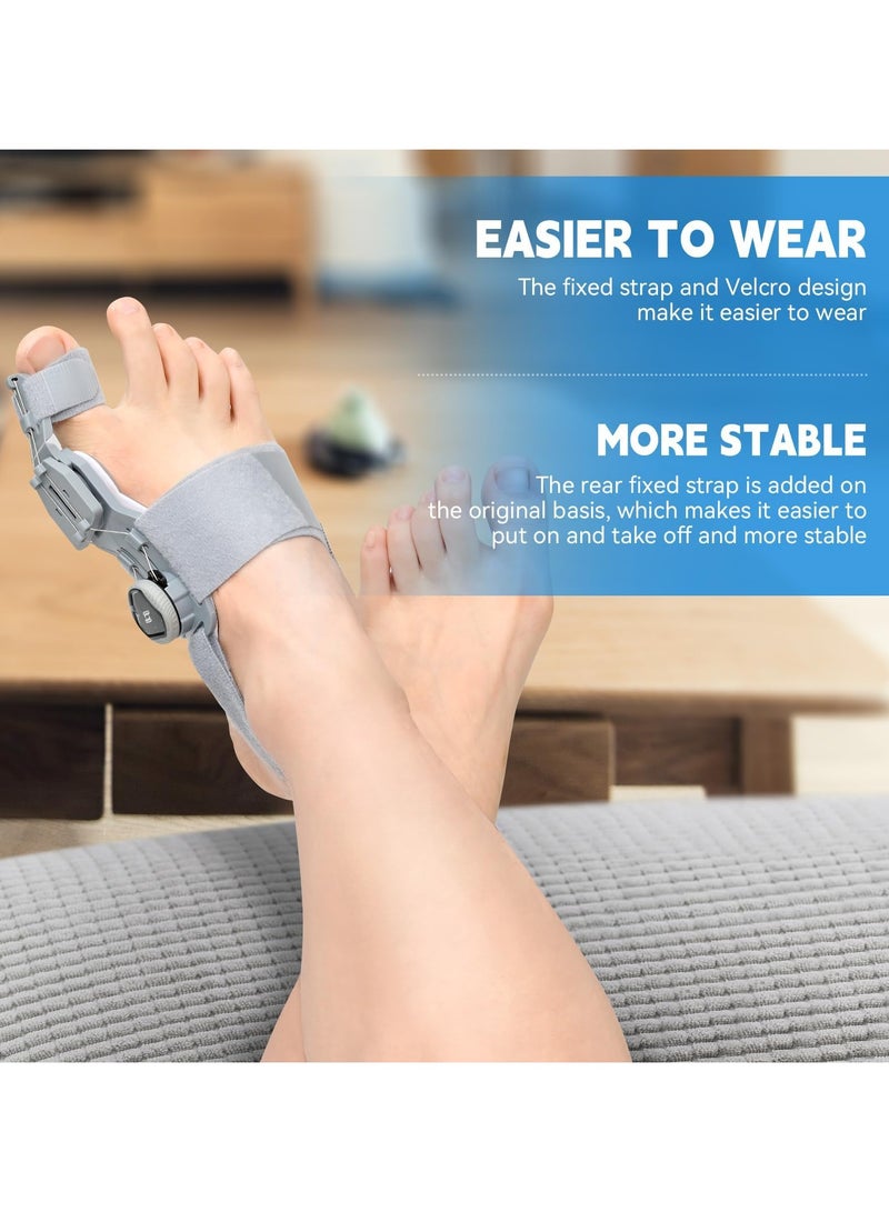 Arabest Adjustable Orthopedic Toe Straightener, Comfort Bunion Corrector for Women & Men, Rotated According to the Degree Of Bunion, Day Night Support Big Toe Separator for Bunion Relief, Right Feet - Image 5