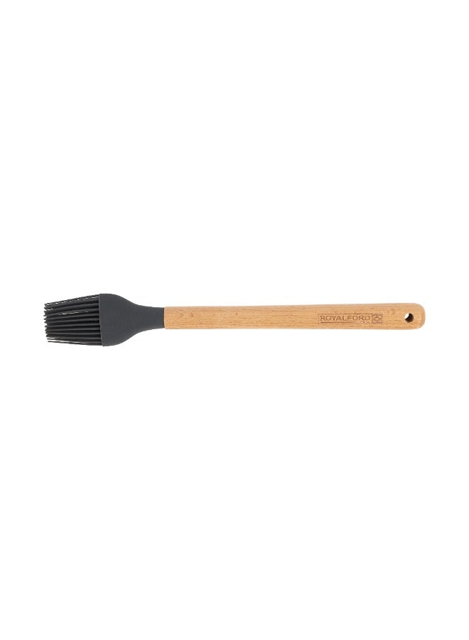 Royalford Non-Stick Silicone Heat-Resistant Kitchen Food Brush RF12752 Marinating and Basting Brush BBQ Oil Brush BBQ Grilling Cooking 27cm x 4cm Multicolor - Image 2