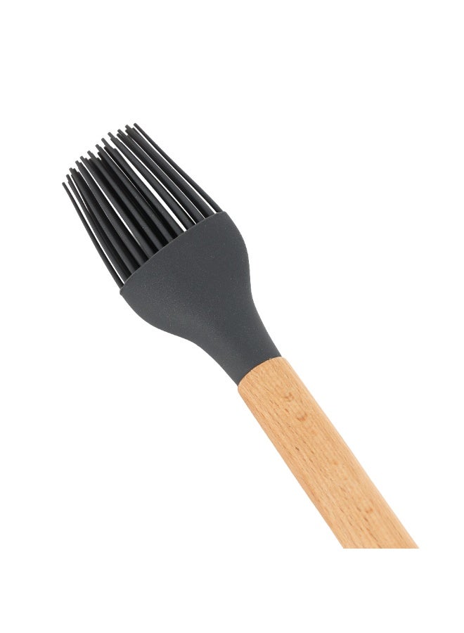 Royalford Non-Stick Silicone Heat-Resistant Kitchen Food Brush RF12752 Marinating and Basting Brush BBQ Oil Brush BBQ Grilling Cooking 27cm x 4cm Multicolor - Image 3