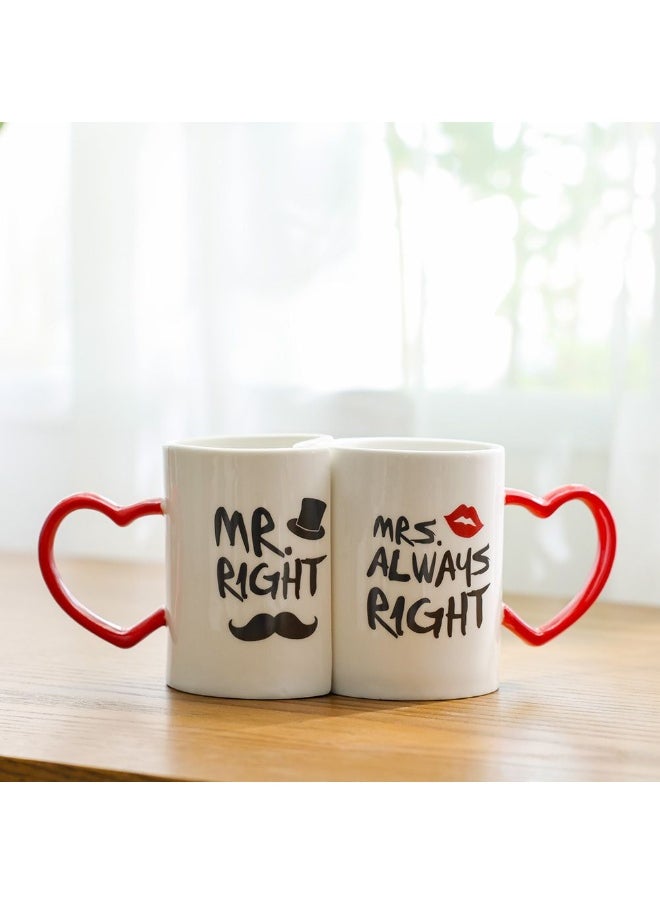 DANUBE HOME Danube Home Danube Essential 2-Piece New Bone China Mug Set Elegant And Durable Mugs For Coffee Tea And Hot Beverages Perfect For Daily Use And Gifting 8X0X9.2Cm 260Ml  - Image 1