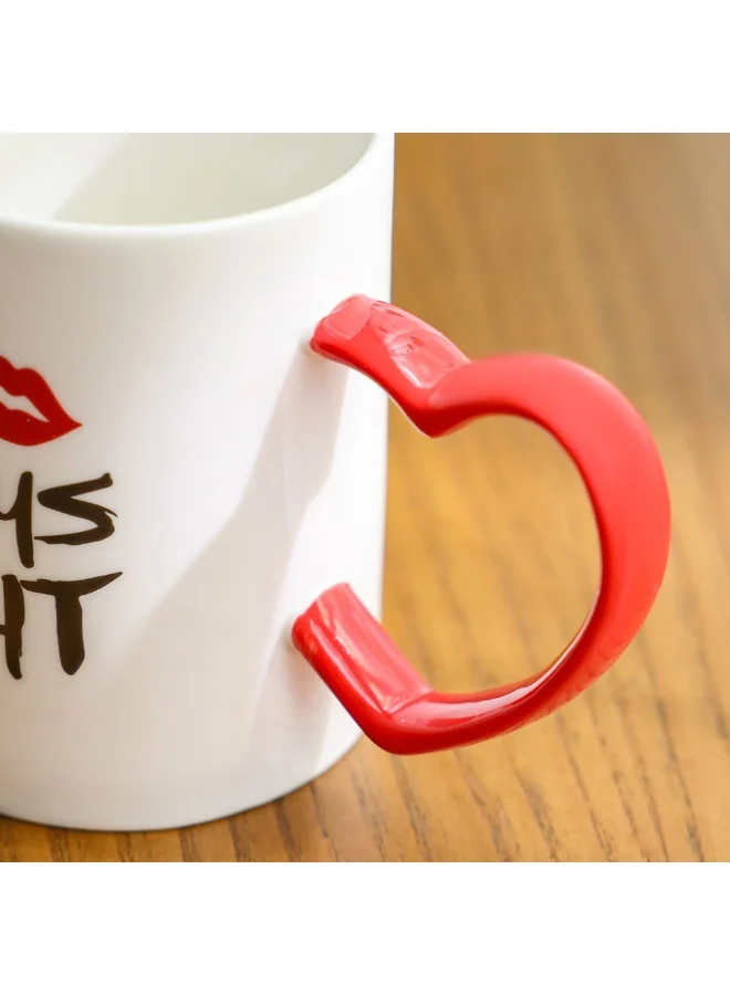 DANUBE HOME Danube Home Danube Essential 2-Piece New Bone China Mug Set Elegant And Durable Mugs For Coffee Tea And Hot Beverages Perfect For Daily Use And Gifting 8X0X9.2Cm 260Ml