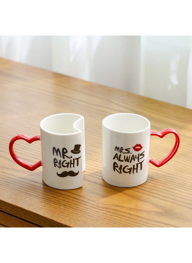 DANUBE HOME Danube Home Danube Essential 2-Piece New Bone China Mug Set Elegant And Durable Mugs For Coffee Tea And Hot Beverages Perfect For Daily Use And Gifting 8X0X9.2Cm 260Ml  - Image 2