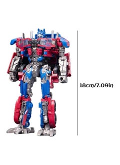 Excefore Deformation Robot Toy Deformed Car Robot Toys Action Figure Deformation Car Model Alloy Deformation Portable Robot Toys Gift for Girls Boys  - Image 4