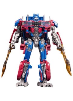 Excefore Deformation Robot Toy Deformed Car Robot Toys Action Figure Deformation Car Model Alloy Deformation Portable Robot Toys Gift for Girls Boys  - Image 1