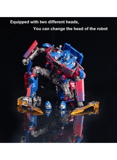 Excefore Deformation Robot Toy Deformed Car Robot Toys Action Figure Deformation Car Model Alloy Deformation Portable Robot Toys Gift for Girls Boys  - Image 3