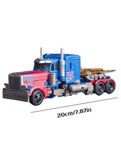 Excefore Deformation Robot Toy Deformed Car Robot Toys Action Figure Deformation Car Model Alloy Deformation Portable Robot Toys Gift for Girls Boys  - Image 5