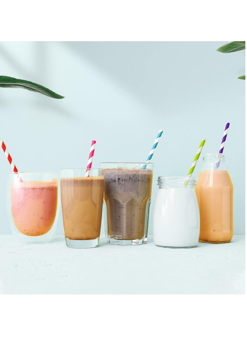 vsell24 Eco-Friendly Light Pink Paper Straws (100pc) - Biodegradable, Durable, and Stylish - Image 4